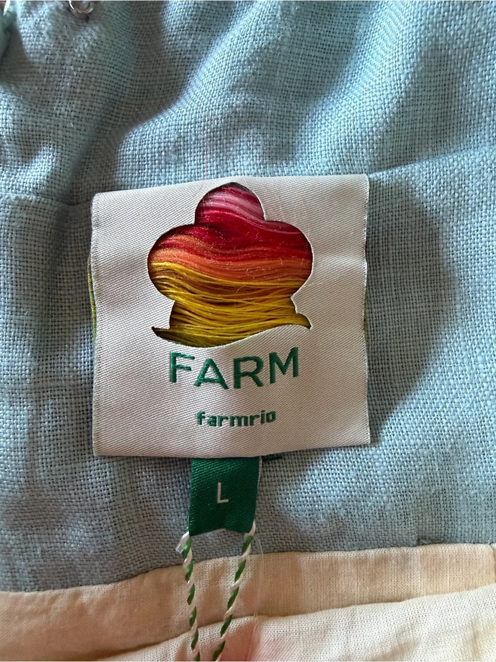 Farm Rio, NWT- Multicolored Royal Sea Maxi Dress - Picture 11 of 11